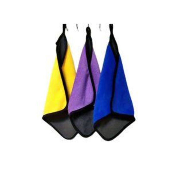 2 torchons ou serviettes multiusages micro fibre idéales pour un netoyage efficaces couleurs aléatoires 40cm/28cm qualité