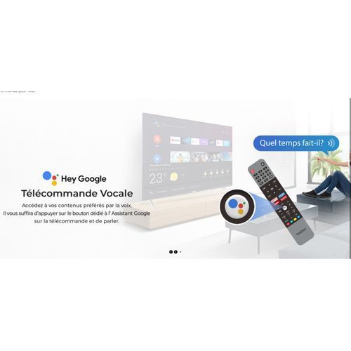 55 Smart Google TV™ UHD 4K - Google Assistant™ Bluetooth™ HDR 10™ HLG™ Dolby Vision™