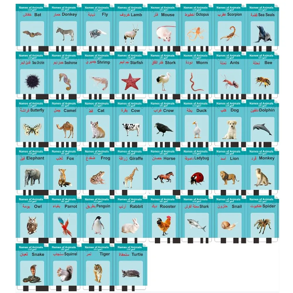 Image de Apprentissage de l'arabe pour les enfants parlant cartes flash arabes machine d'apprentissage éducatif lecteur de cartes flash arabe - Unbranded