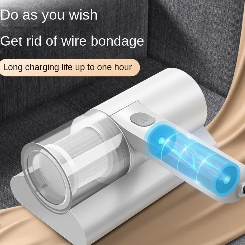 Aspirateur Portable 10 000 Pa – Technologie UV, Anti-Acariens et Poussière