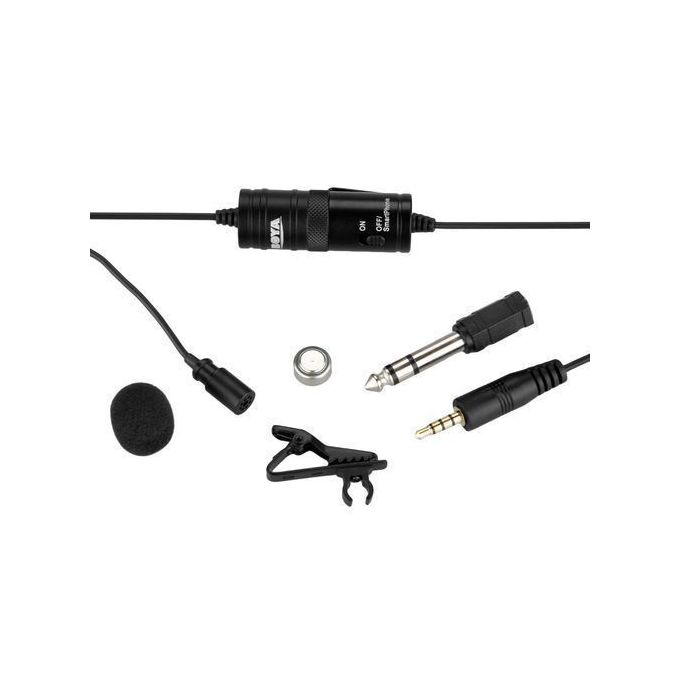 Image de Boya M1 Microphone cravate 3,5 mm pour Smartphones Camera PC - Câble 6 m - Unbranded
