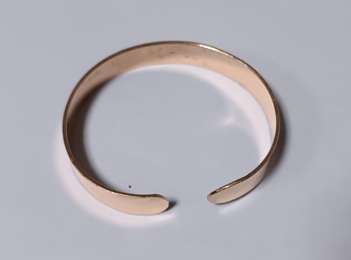 Image de Bracelet en cuivre massif pour soulager les douleurs d'arthrose et rhumatismales. 1 Pc - Unbranded