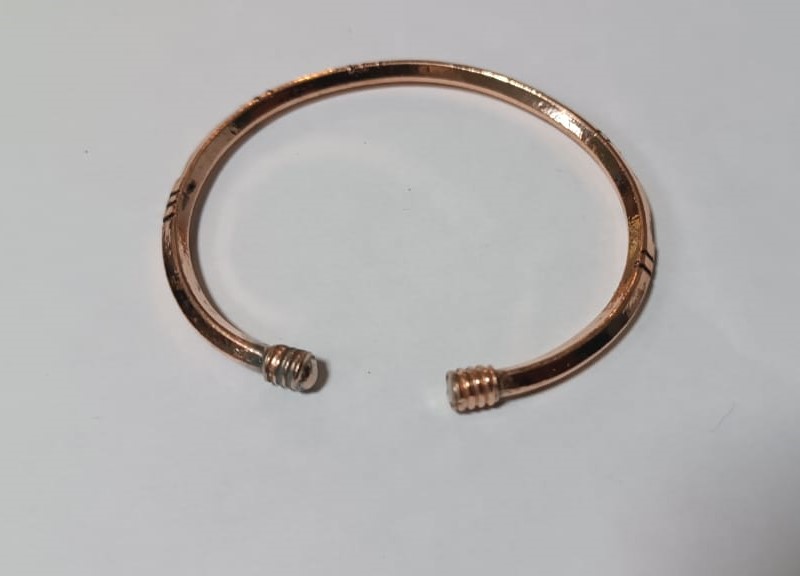 Image de Bracelet en cuivre massif pour soulager les douleurs d'arthrose et rhumatismales. 1 Pc - Unbranded
