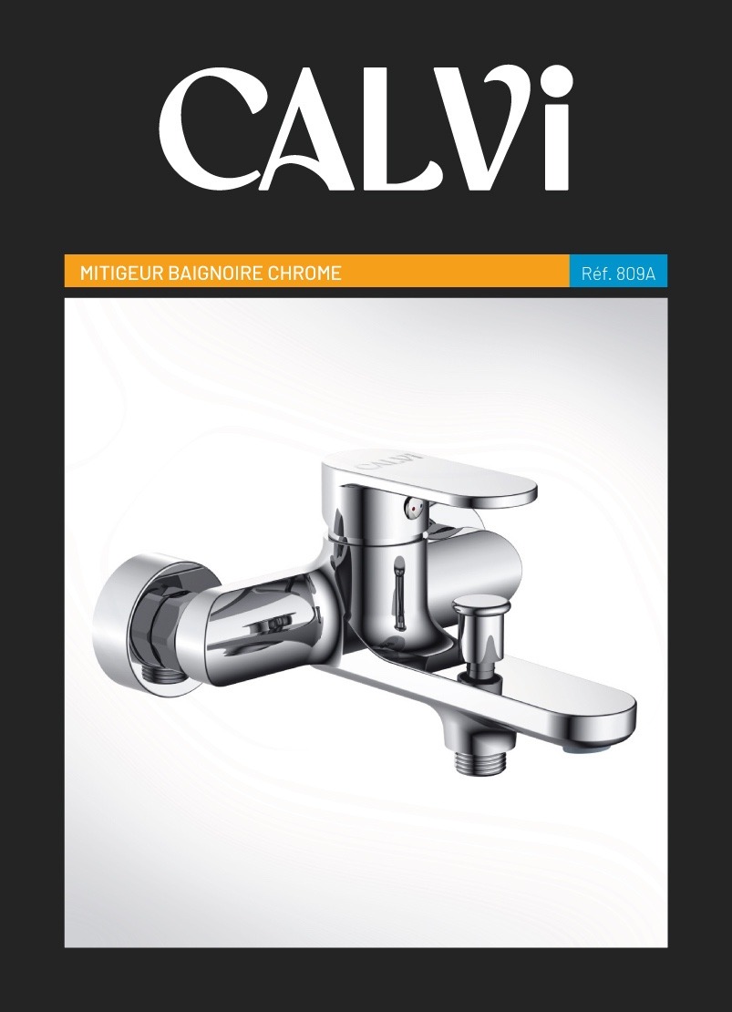 Calvi Mitigeur Baignoire Chromé
