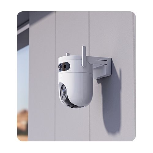 Image de Caméra extérieure H9C Dual Wi-Fi panoramique et à inclinaison 360 3MP 2K - Unbranded