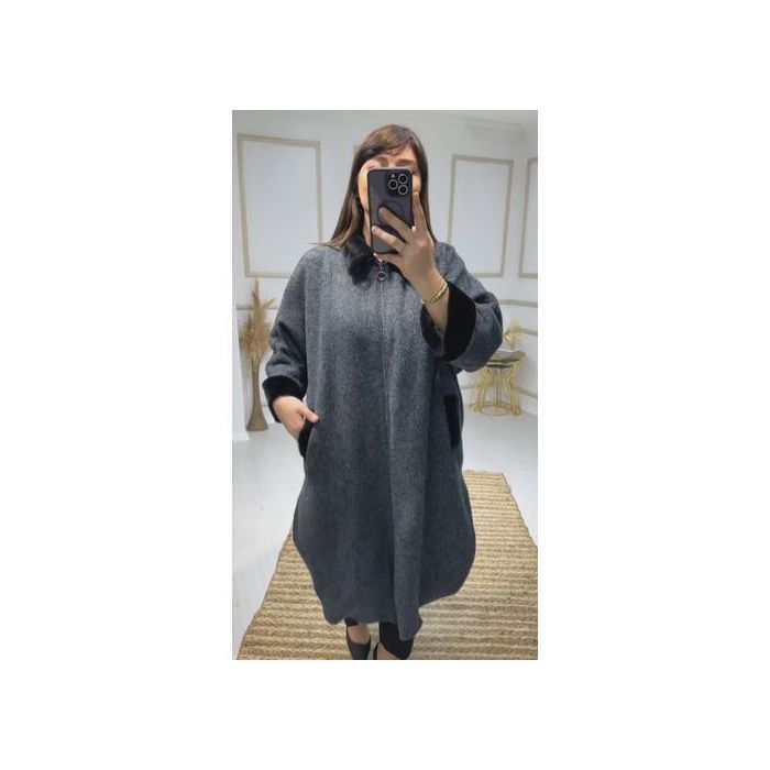 Image de CAP Ref 31 d'hiver élégant pour femme, importe de Turquie - bleu