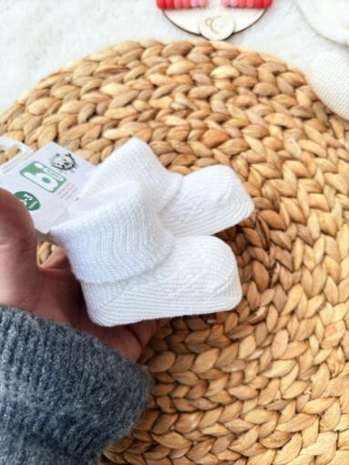 Image de Chaussons bébé en tricot Bamboo - Unbranded