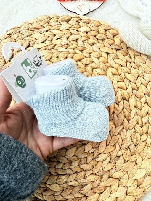 Image de Chaussons bébé en tricot Bamboo - Unbranded