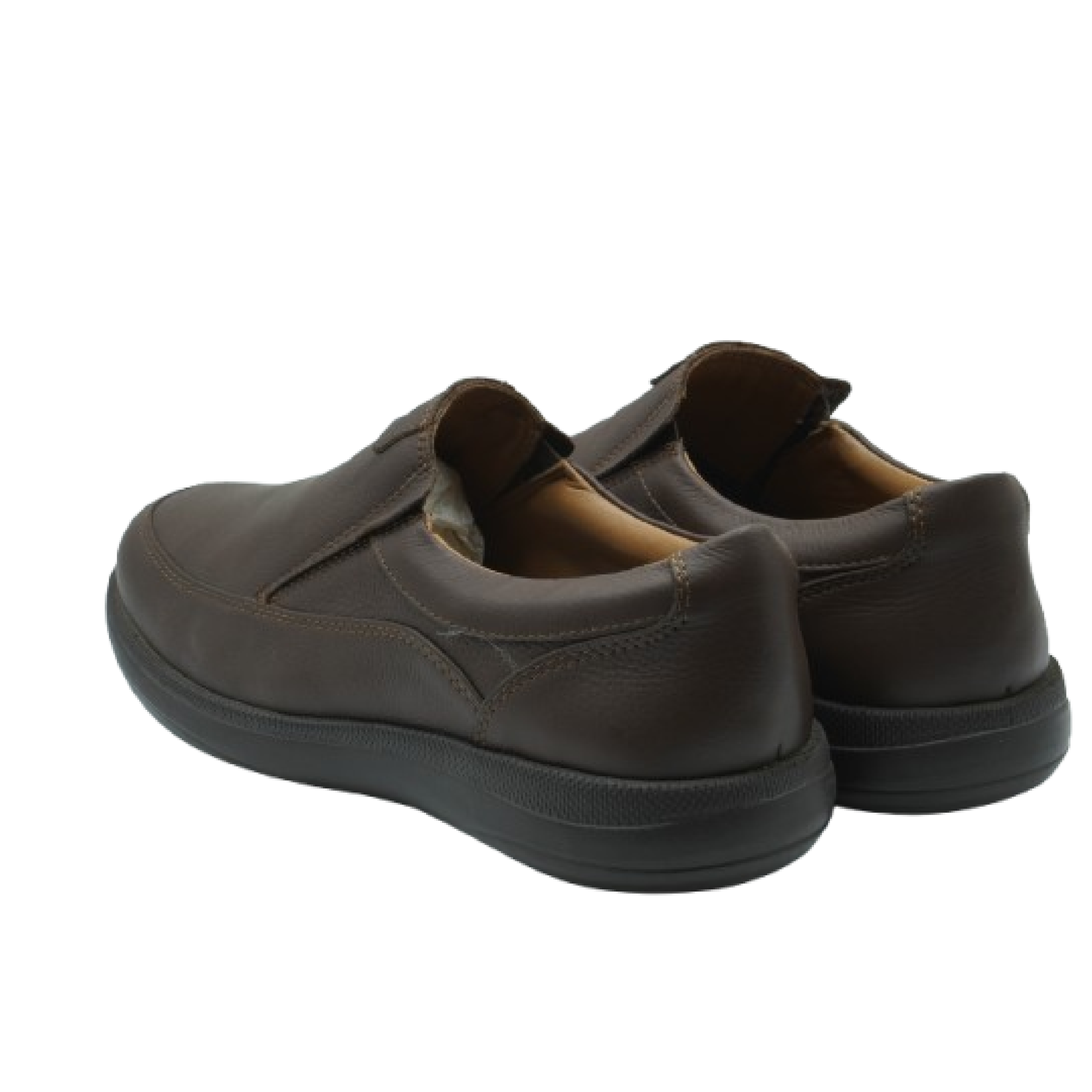 Image de Chaussure pour homme en cuir Marron - Unbranded
