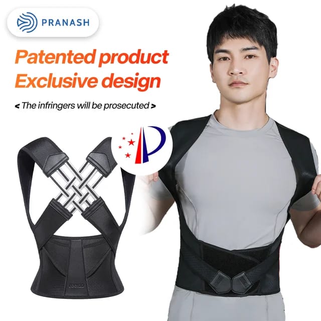 Image de Correcteur de posture du dos,ceinture de dos et épaules pour femmes et hommes - Unbranded