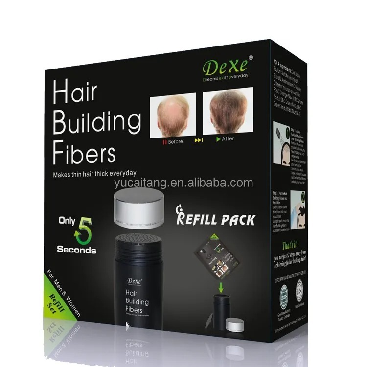 Dexe Hair Building Fibers - Fibres de Construction de Cheveux 22g - Solution Instantanée pour des Cheveux Plus Denses