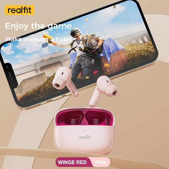 Image de Écouteurs Bluetooth Realfit F3 – Réduction de Bruit Active, Son Haute Qualité, Confort et Longue Autonomie - Unbranded