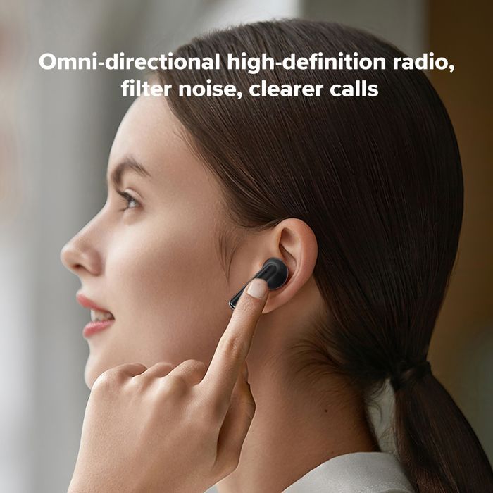 Image de Écouteurs intra-auriculaires Bluetooth Realfit F1, Type-C Couleur : Noir - Unbranded