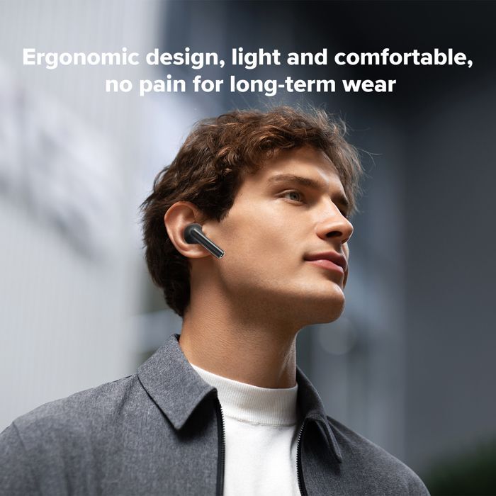 Image de Écouteurs intra-auriculaires Bluetooth Realfit F1, Type-C Couleur : Noir - Unbranded