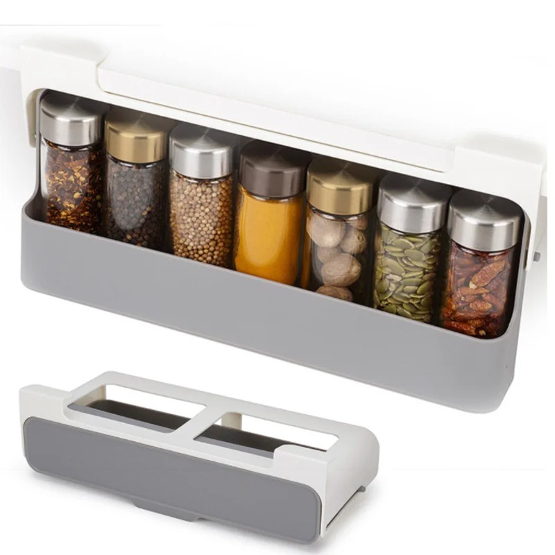 Image de Étagère à épices auto-adhésive,organisateur d'épices,étagère de rangement de cuisine - Unbranded