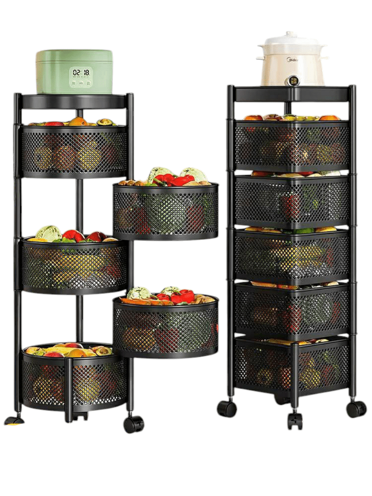 Étagères à cuisine légumes+fruits