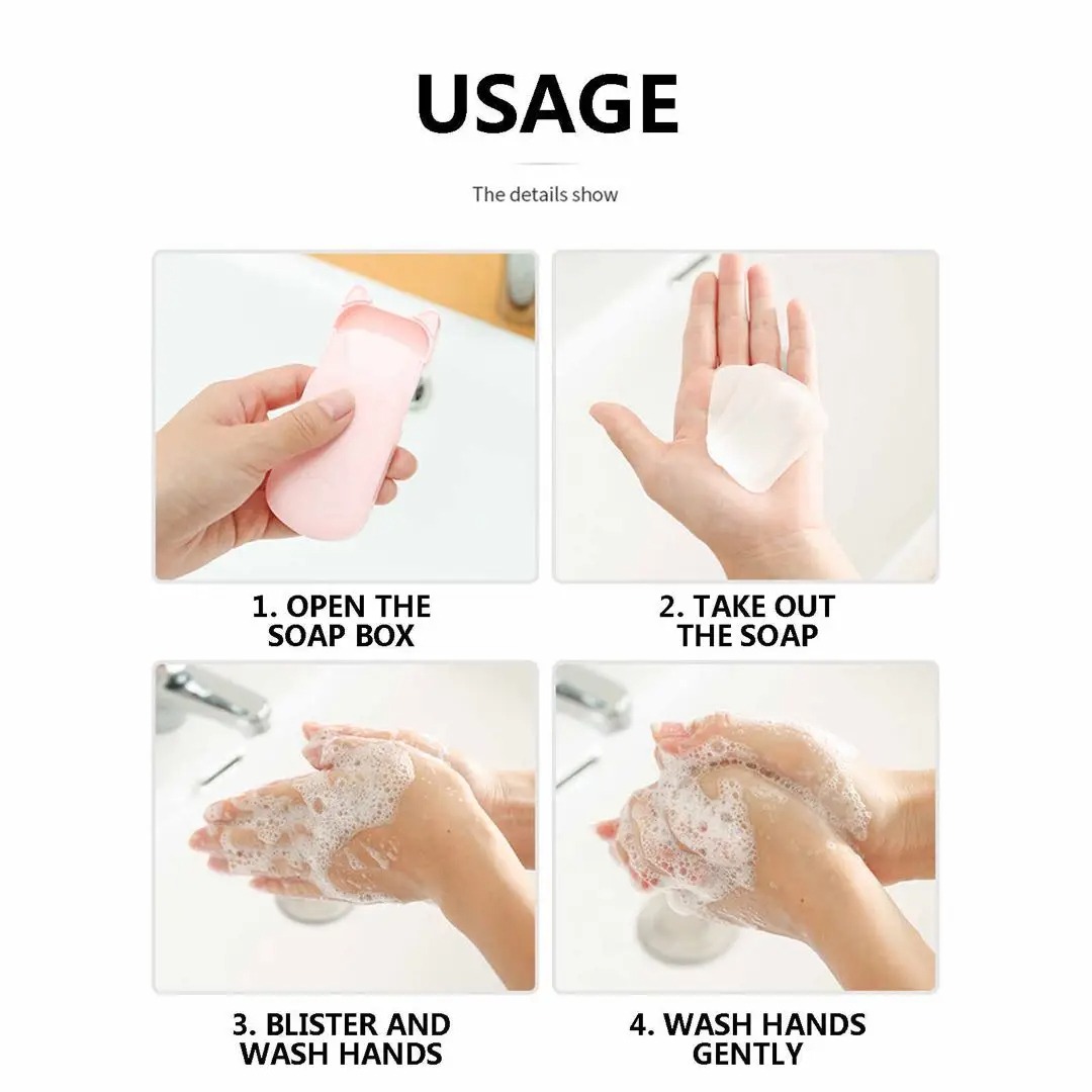 Feuilles de Savon Portables – Hygiène en Voyage