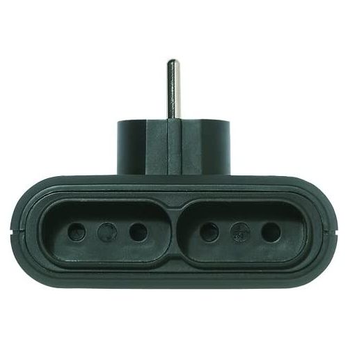 Fiche Rallonge Multiprise 2P avec 4 prise noir