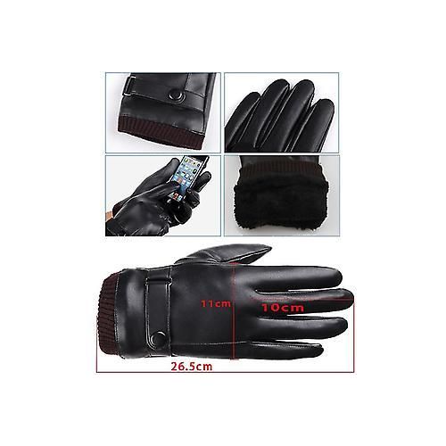 Gants en Cuir Véritable pour Écran Tactile "Homme"