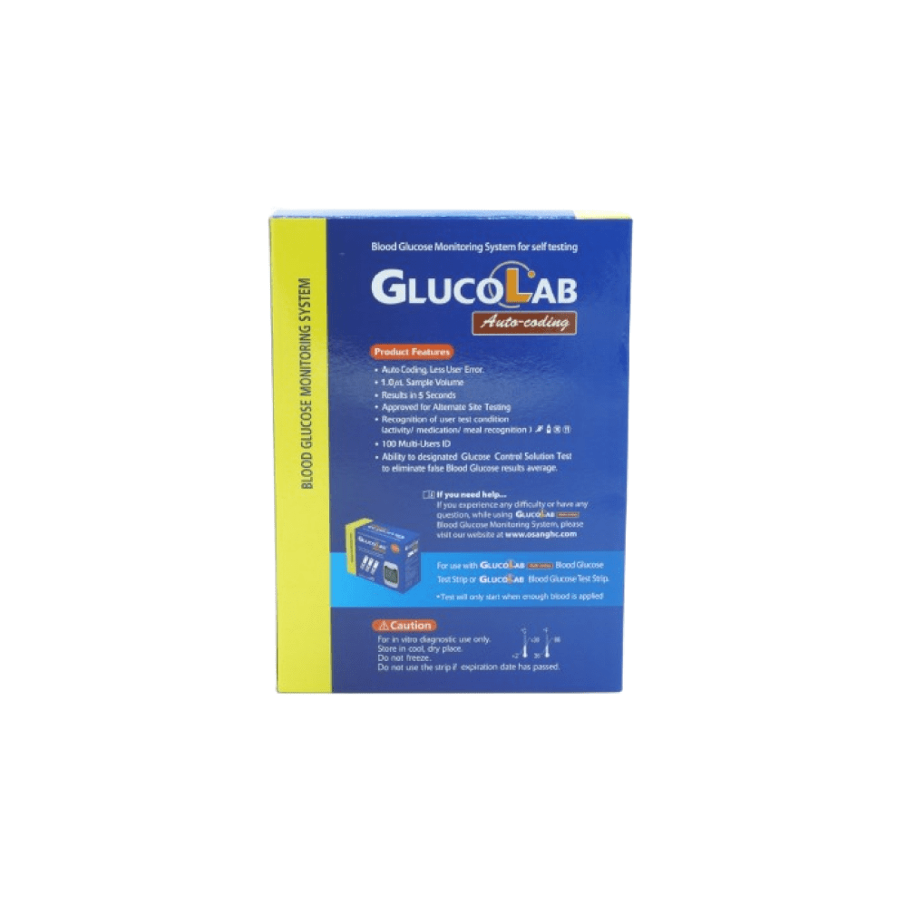 Glucomètre GLUCOLAB Auto Coding - Mesure Précise du Glucose