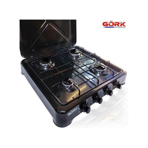 Gork Réchaud à gaz 4 brûleurs - Plaque de cuisson à gaz 4 Feux - 49*49cm - Turkey