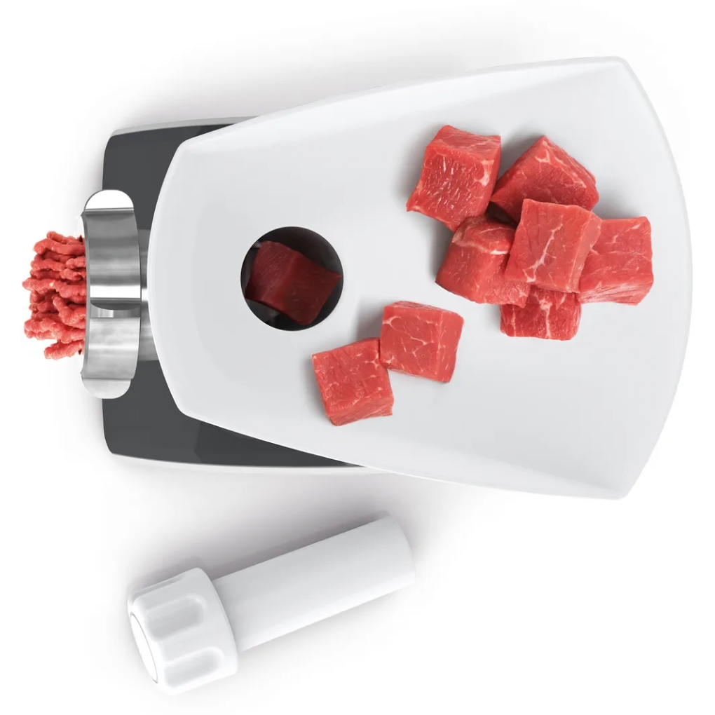 Hachoir à viande CompactPower 1600 W, 1,9 kg/min, 3 grilles, accessoires saucisses, MFW3640A