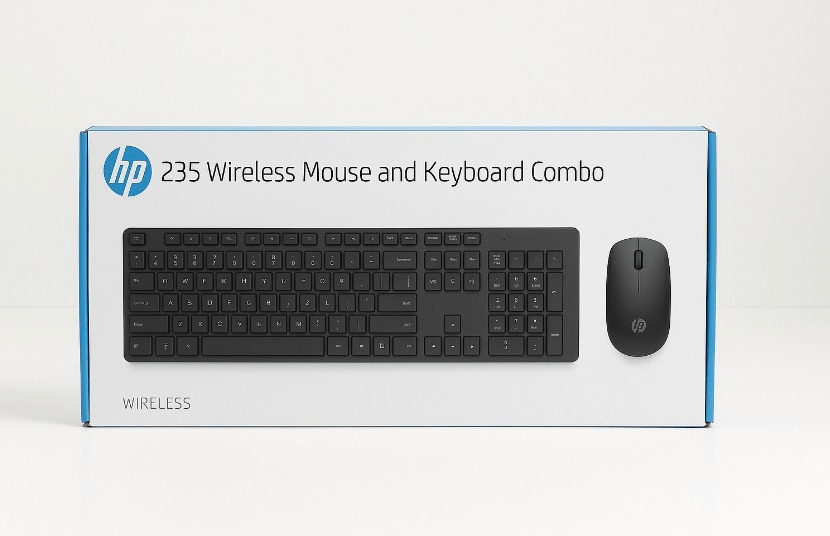 Image de HP 235 – Pack Clavier &amp; Souris Sans Fil – Design Élégant, Connexion 2,4 GHz, Autonomie Longue Durée - Unbranded