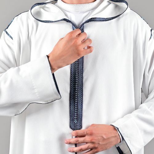 Image de Jabador Maroc Djellaba Lin à la main haute couture - Unbranded