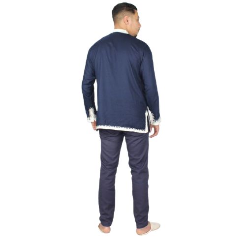 Image de Jabador Maroc Tunique sahara -bleu marine - Unbranded