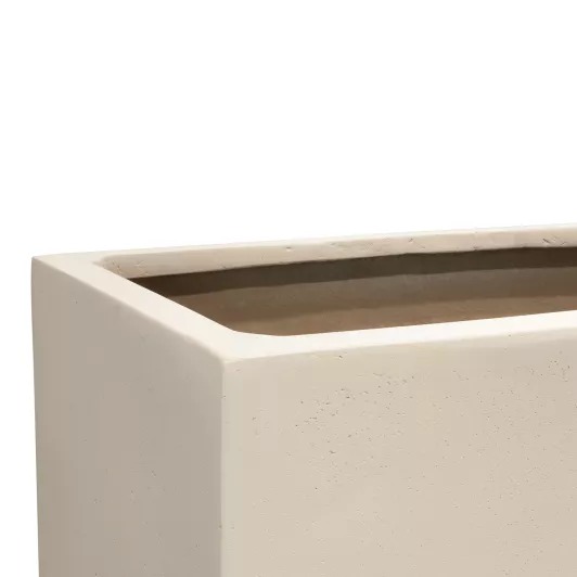 Jardinière Polystone Divide Crème – Élégance & Durabilité