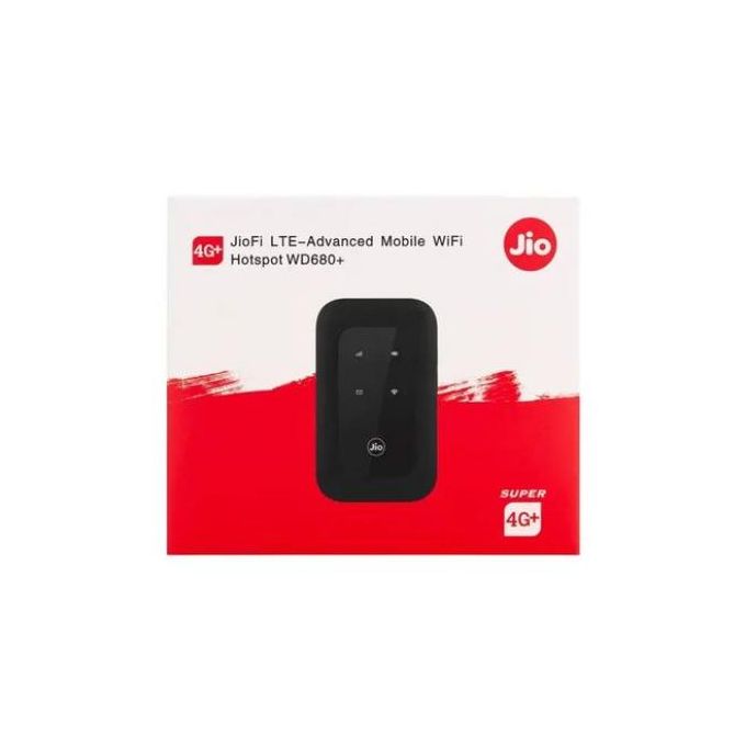 Image de Jio Modem Routeur 4G + LTE Carte SIM Mobile Hotspot Avec Batterie - Unbranded