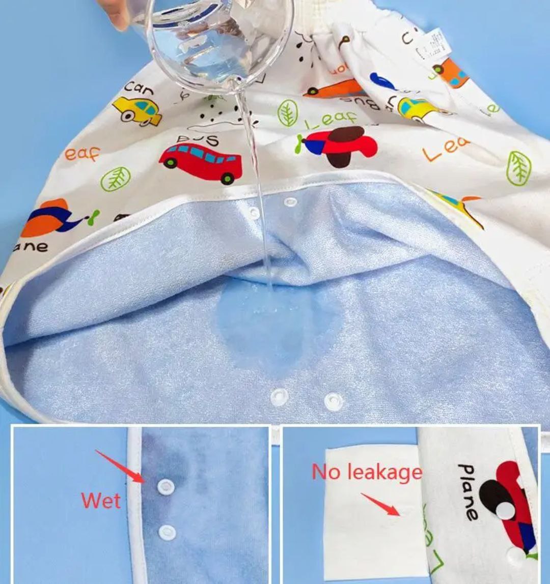 Image de Jupe-Short Imperméable pour Tout-Petits – Couches Réutilisables avec Absorption Intégrée