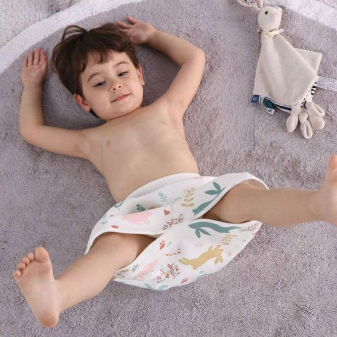 Image de Jupe-Short Imperméable pour Tout-Petits – Couches Réutilisables avec Absorption Intégrée