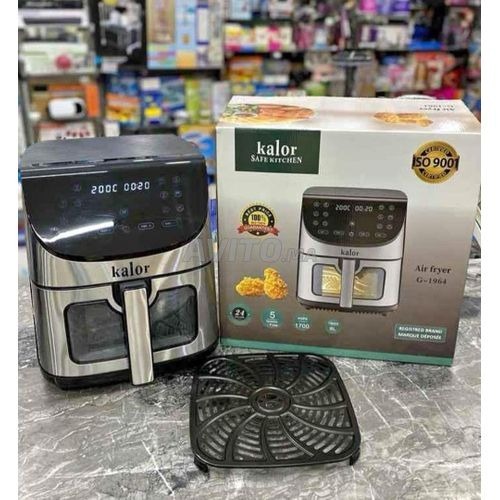 kalor FRITEUSE SANS HUILE - 8L - DIGITAL CONTROL - 1800W - 200°C - FENÊTRE VISIBLE - 60 MINS - R-AF04