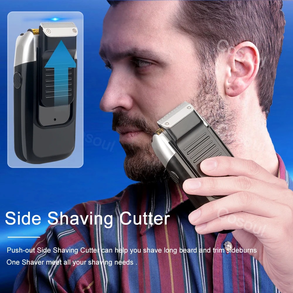 Image de Kemei km 2026 Rasoir électrique rechargeable, coupe-barbe des hommes - Unbranded