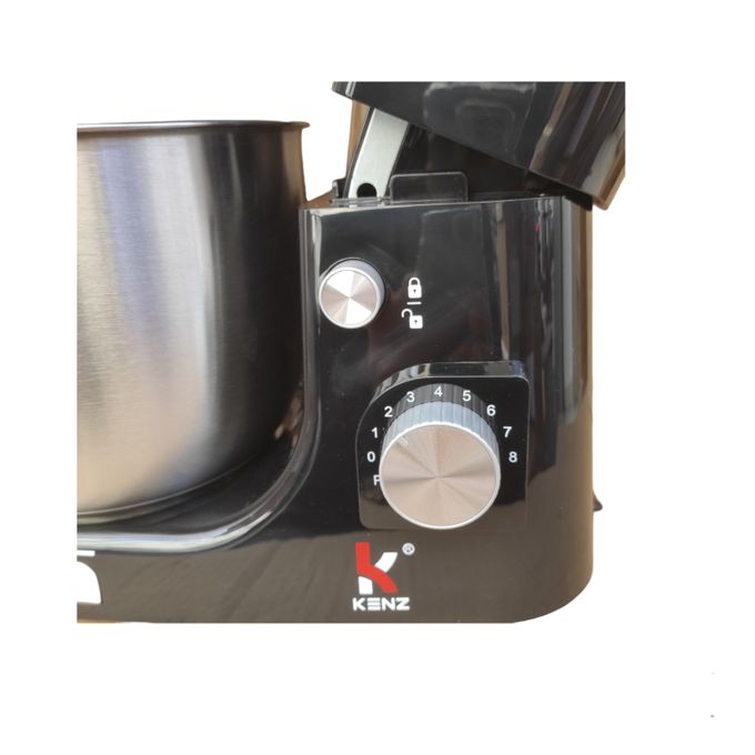 Image de Kenz Robot Cuisine Pétrin 5 LITRES 1300W 8 VITESSE Noire ARTICLE 5834 - Unbranded