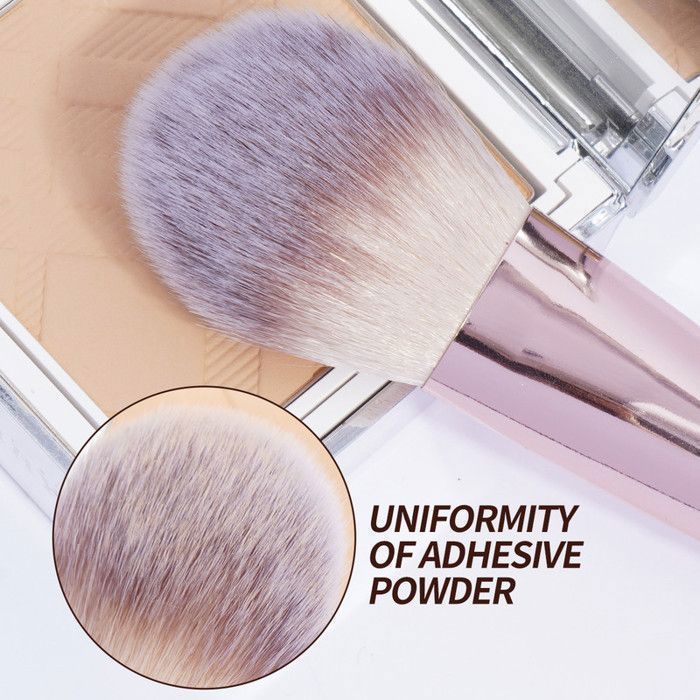 Kit de 18 pinceaux de maquillage - manche noir tube rose doré