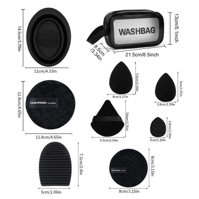 Image de Kit de pinceaux de maquillage - 30pcs - Vegan - Doux - Design classique - Hypoallergénique - Unbranded