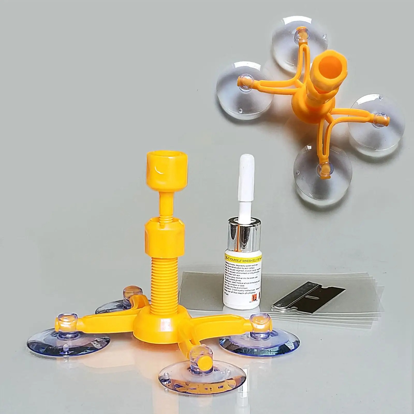 Image de Kit de Réparation Pare-Brise – Répare Fissures et Éclats Rapidement - Unbranded