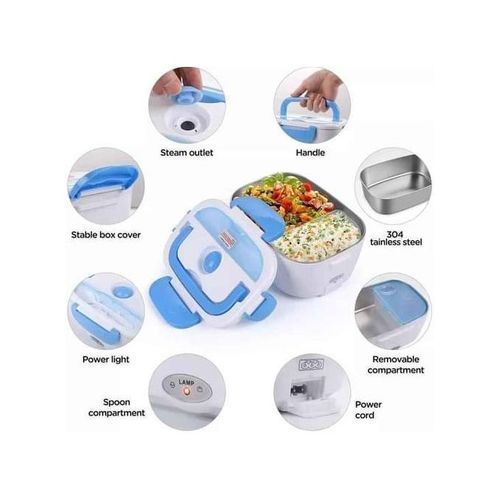 Image de Kiwi boîte à repas chauffe plat porte manger électrique intérieur inox - Unbranded