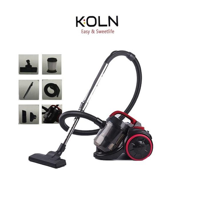 K:OLN Aspirateur cyclone sans sac à aspiration forte, enrouleur automatique de cordon, aspirateur bidon