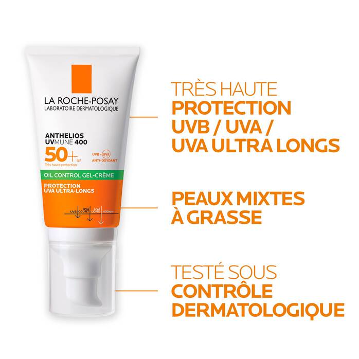 La Roche Posay Anthelios XL gel-crème SPF50+ pour peau sensible et allergique au soleil