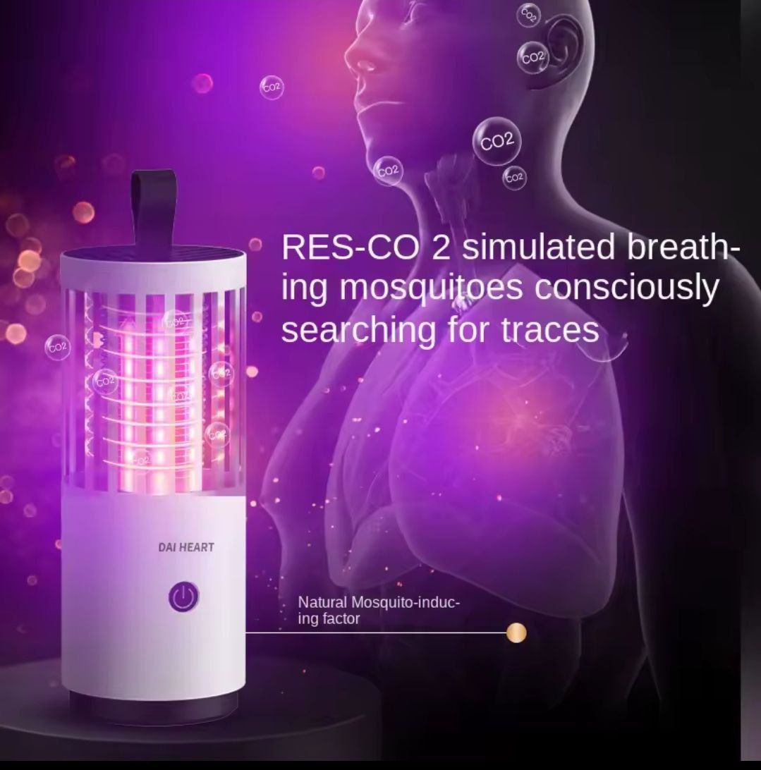 Image de Lampe anti-moustiques avec ventilateur électrique 2 en 1, Lampe UV Anti-Moustique