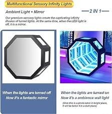 Image de Lampe Tunnel Miroir Infinie RGB - Unbranded