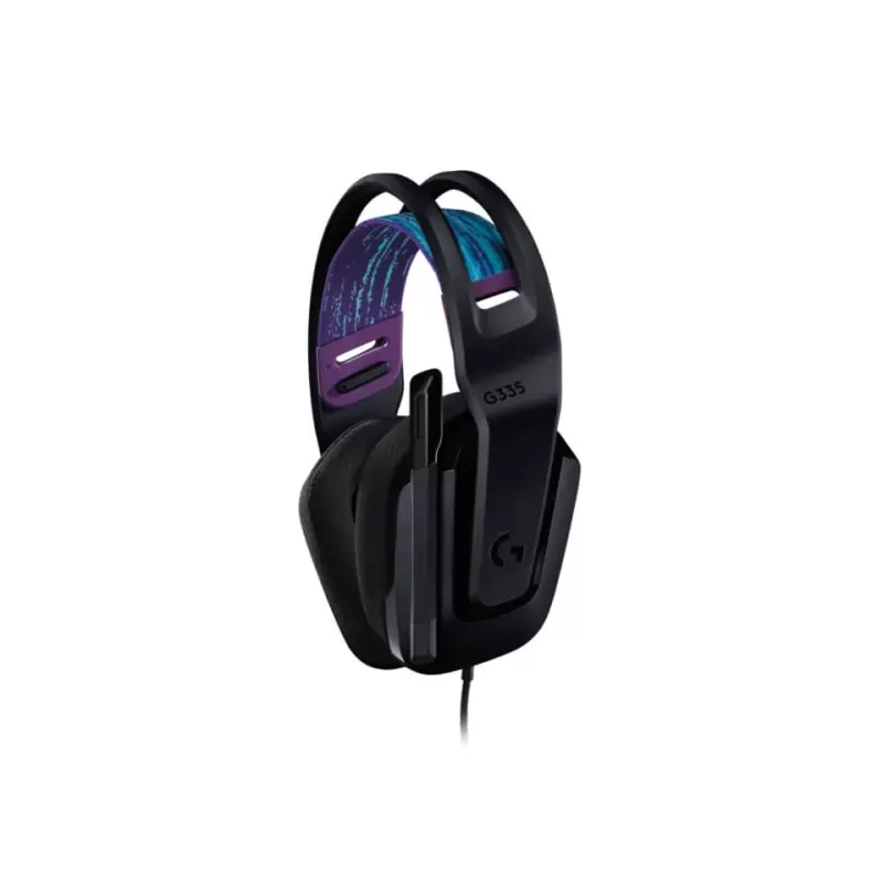 Logitech G335 Casque Gamer Filaire (Noir) - Confort Optimal et Son Clair