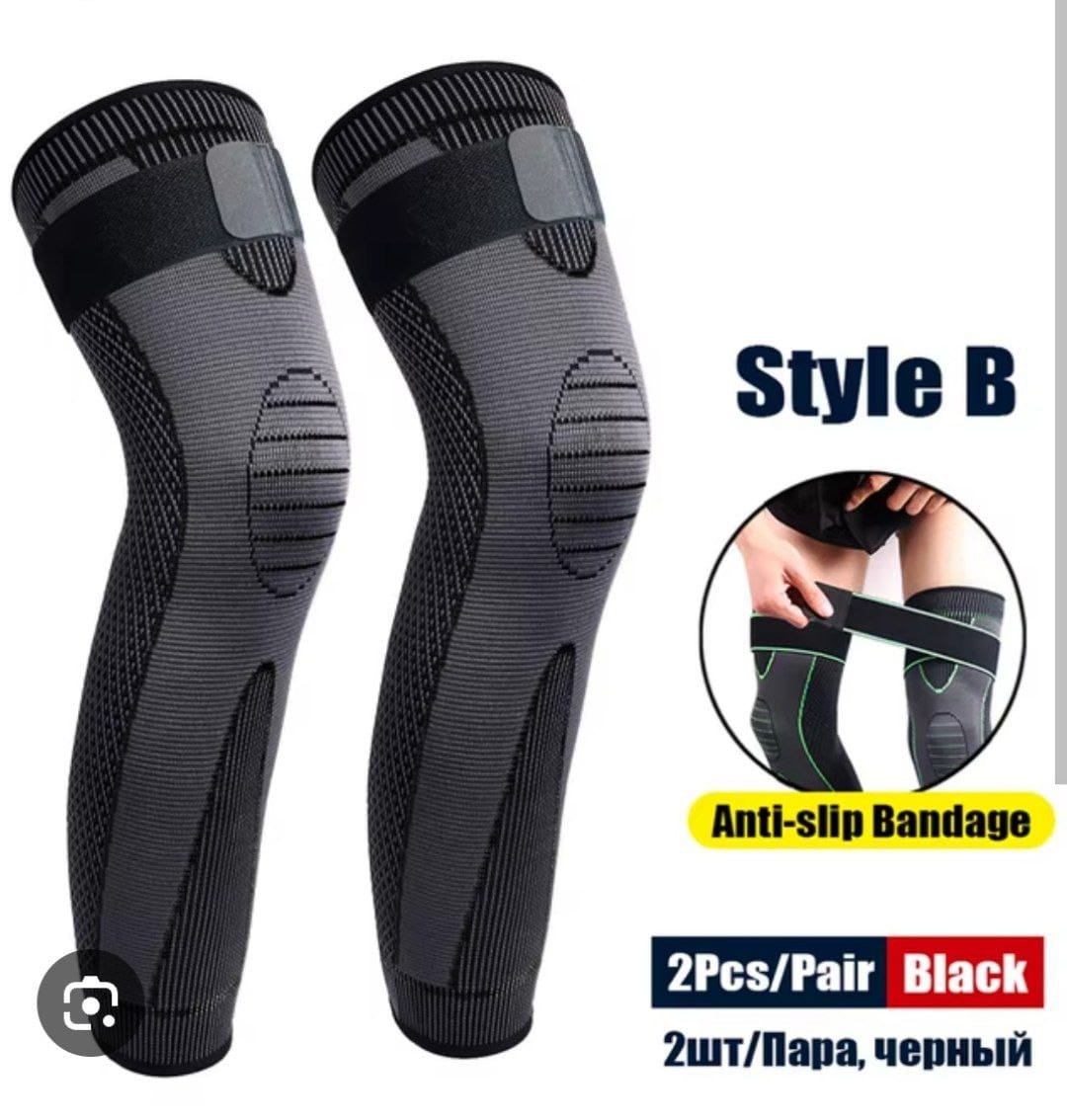 Image de Manchons de compression longs pour les jambes, Genouillères douleurs articulaires - Unbranded