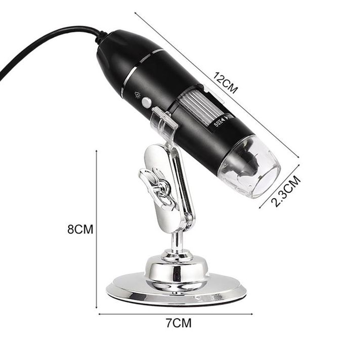 Image de Microscope numérique USB zoom loupe endoscope grossissement x1600 pour pc, smartphone - Unbranded