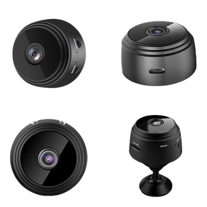 Image de Mini A9 Caméra IP WIFI 480P - Caméra de surveillance compacte avec son bidirectionnel - Unbranded