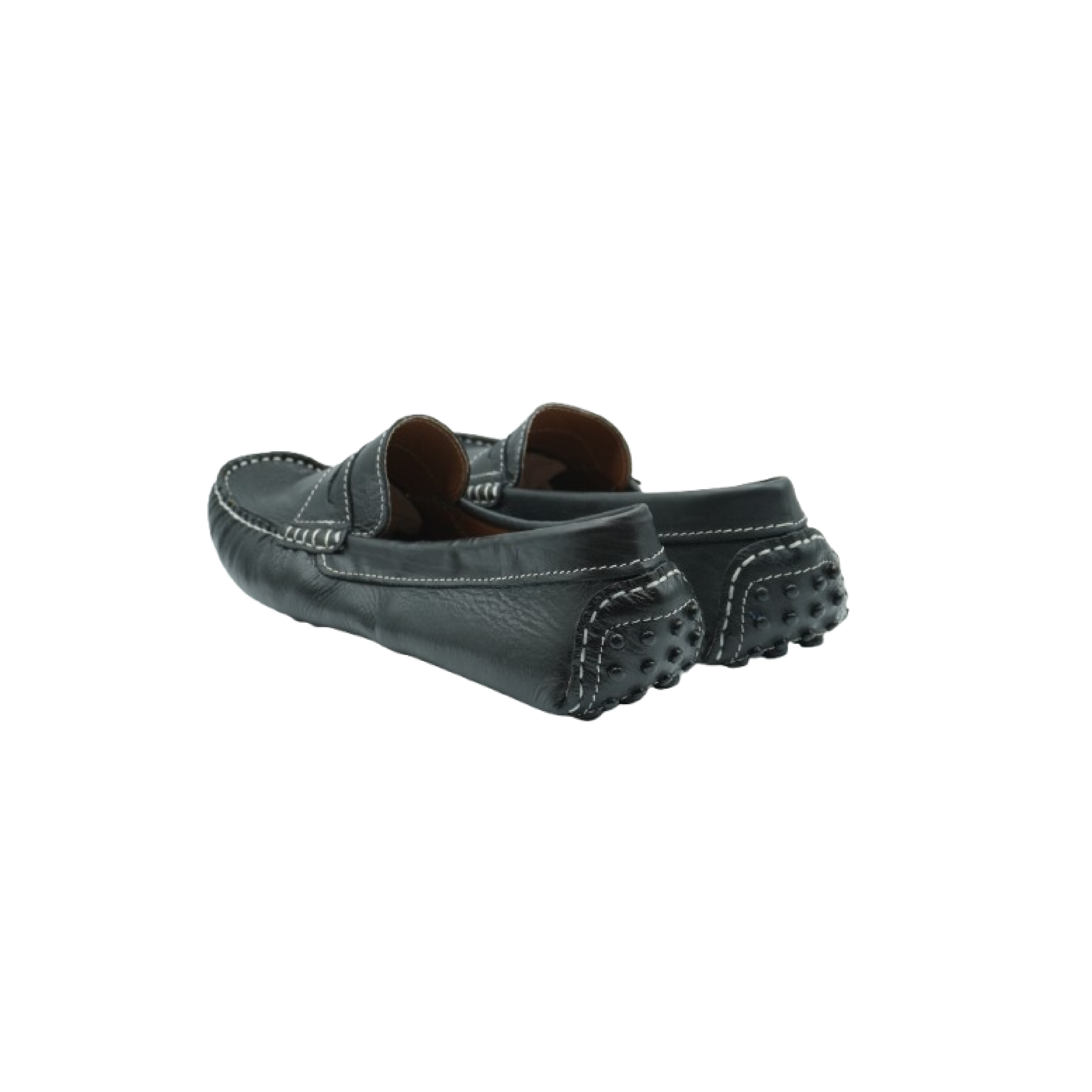Mocassins Hommes en cuir Noir