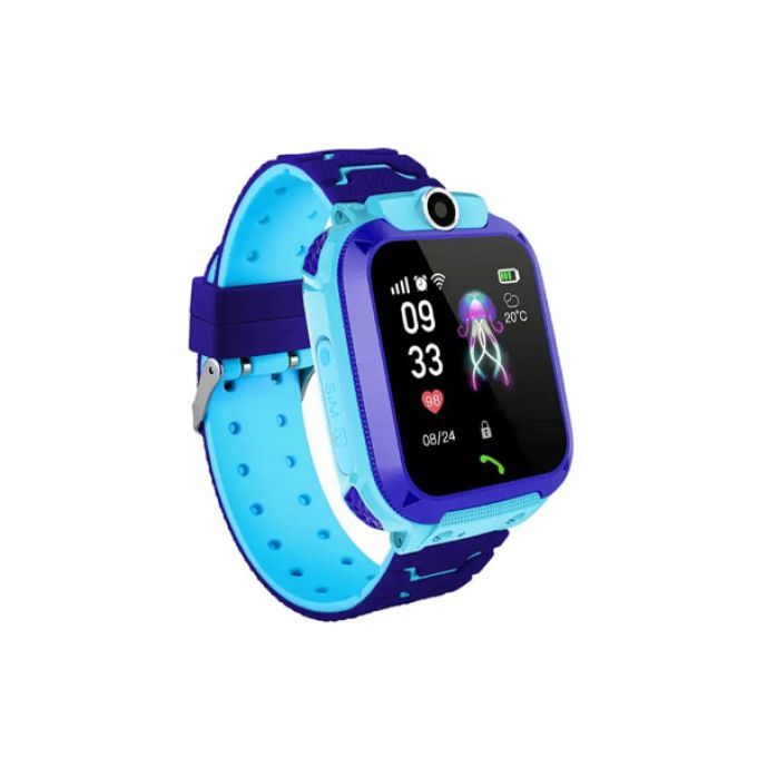 Montre intelligente étanche Q12 pour enfants, GPS, avec Carte Sim, SOS, sécurité